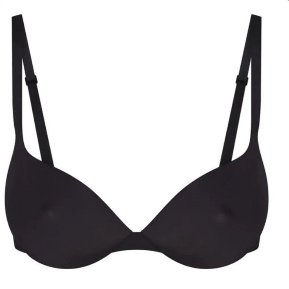 SKIMS Nipple Sleek Black Bra